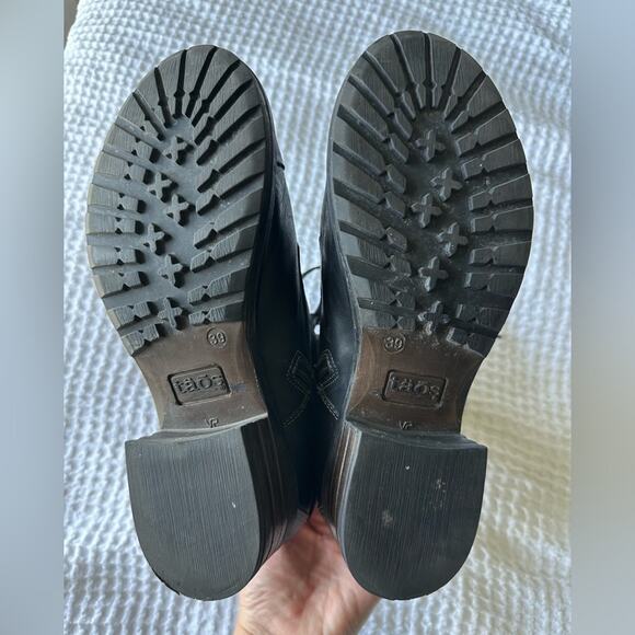 Taos Crave Leather Boots Size 39 Black - Picture 10 of 11